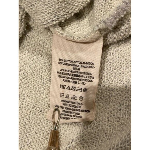 Free People Dandelion Cutout Open Shoulder Oversized Sweatshirt Small - Picture 10 of 10